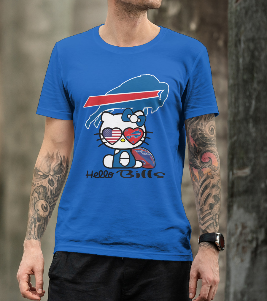Hello Bills Buffalo Bills Football Hello Kitty T-Shirt
