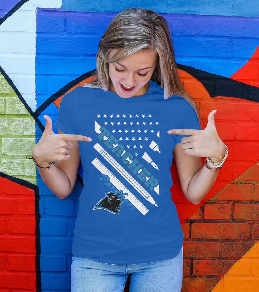 Teacher Carolina Panthers T-Shirt