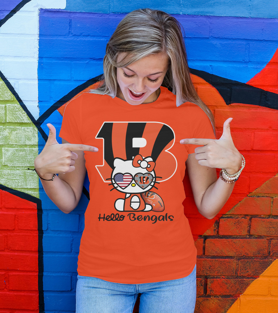 Hello Bengals Cincinnati Nfl Team T-Shirt