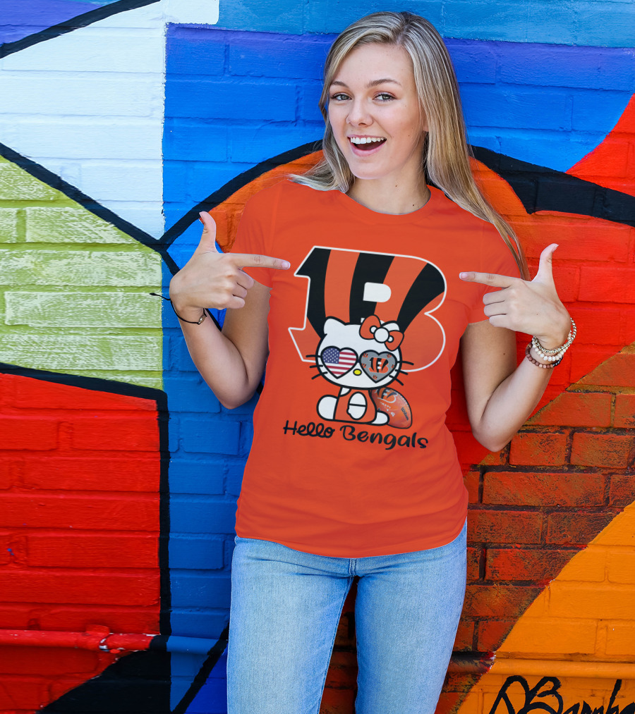Hello Bengals Cincinnati Nfl Team T-Shirt