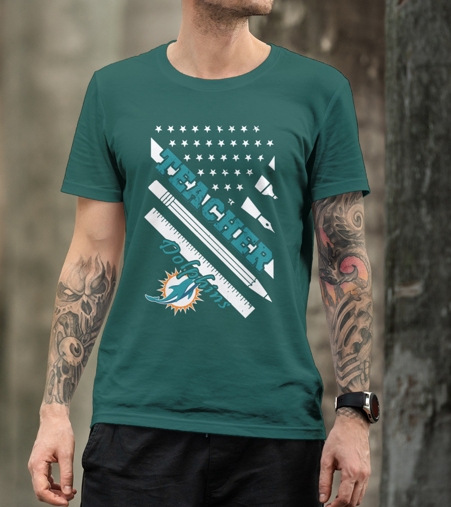 Teacher Miami Dolphins T-Shirt