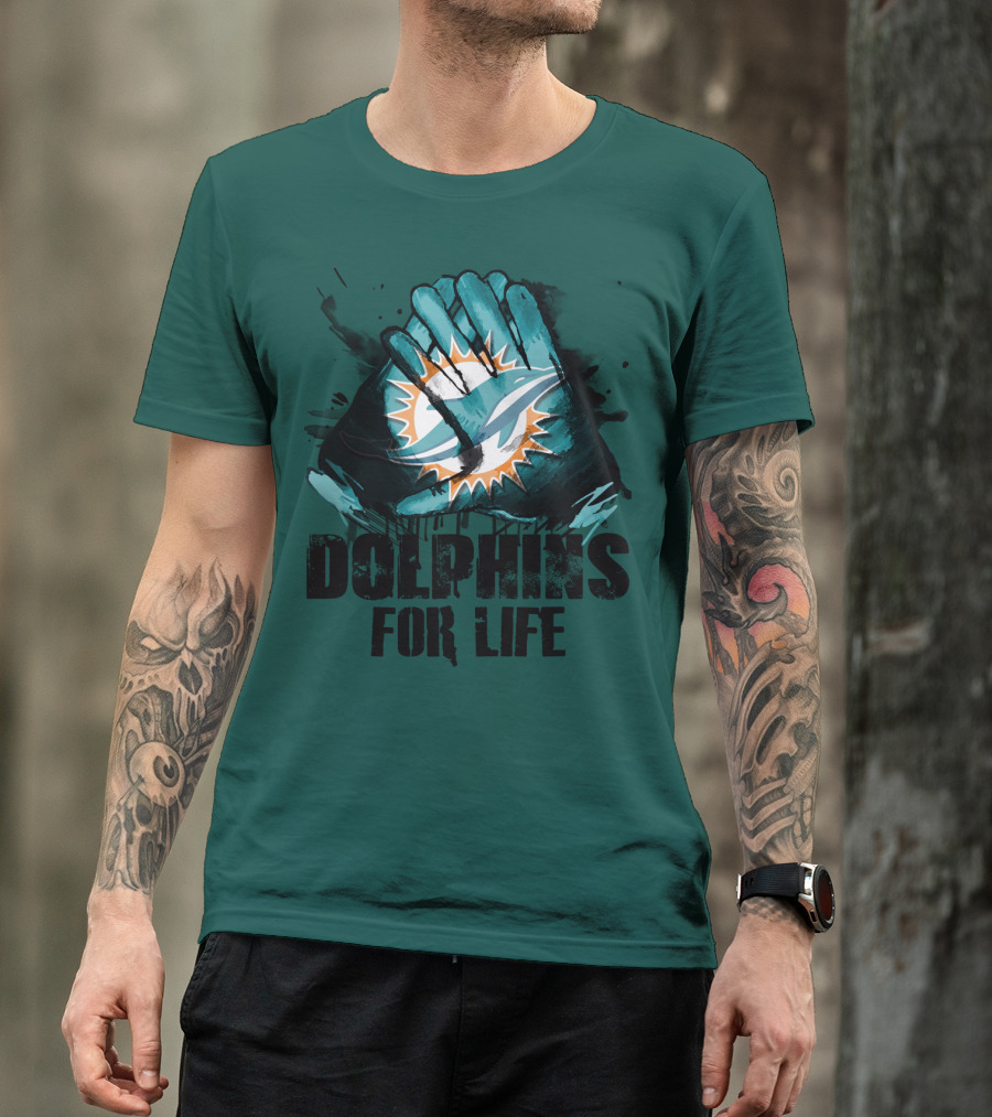 Dolphins For Life Miami Dolphins T-Shirt