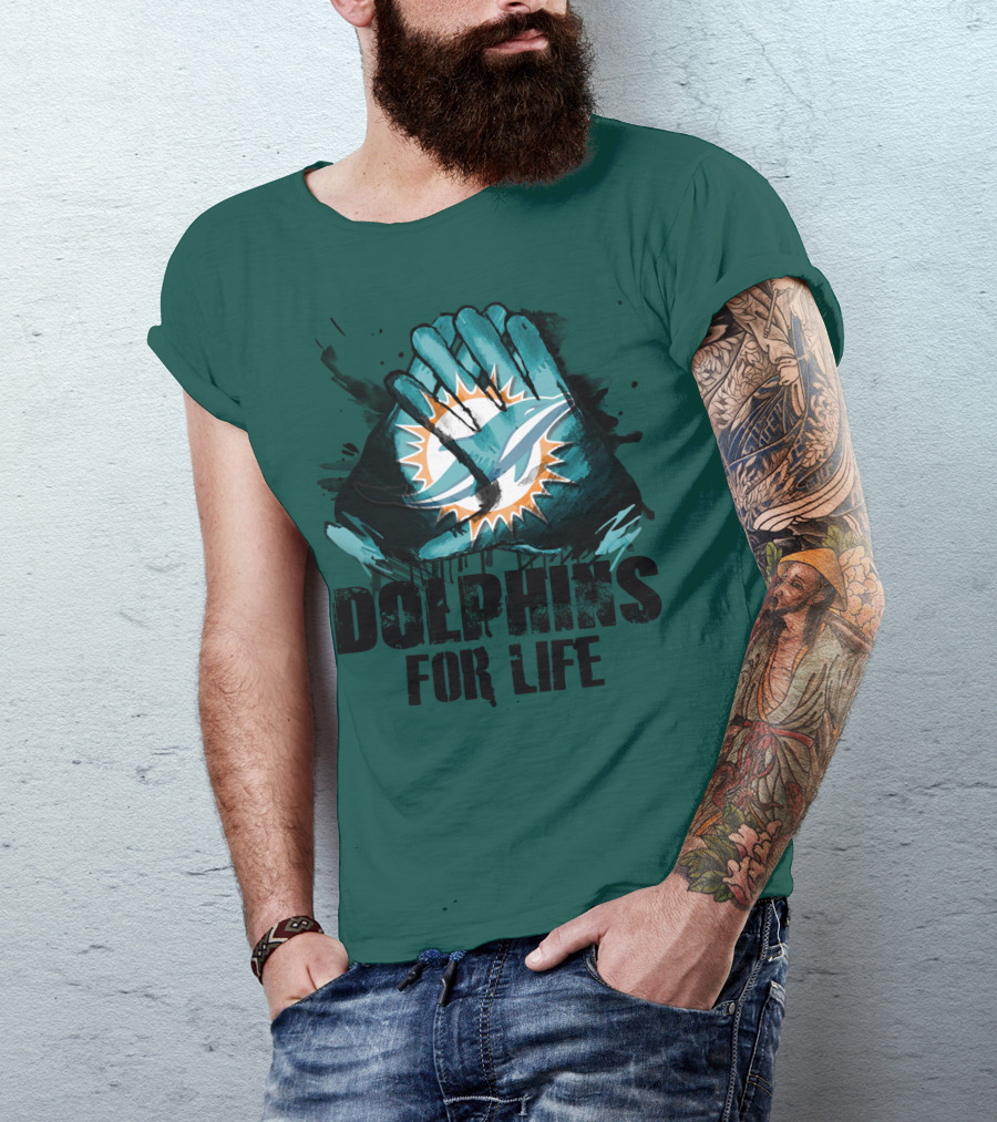 Dolphins For Life Miami Dolphins T-Shirt