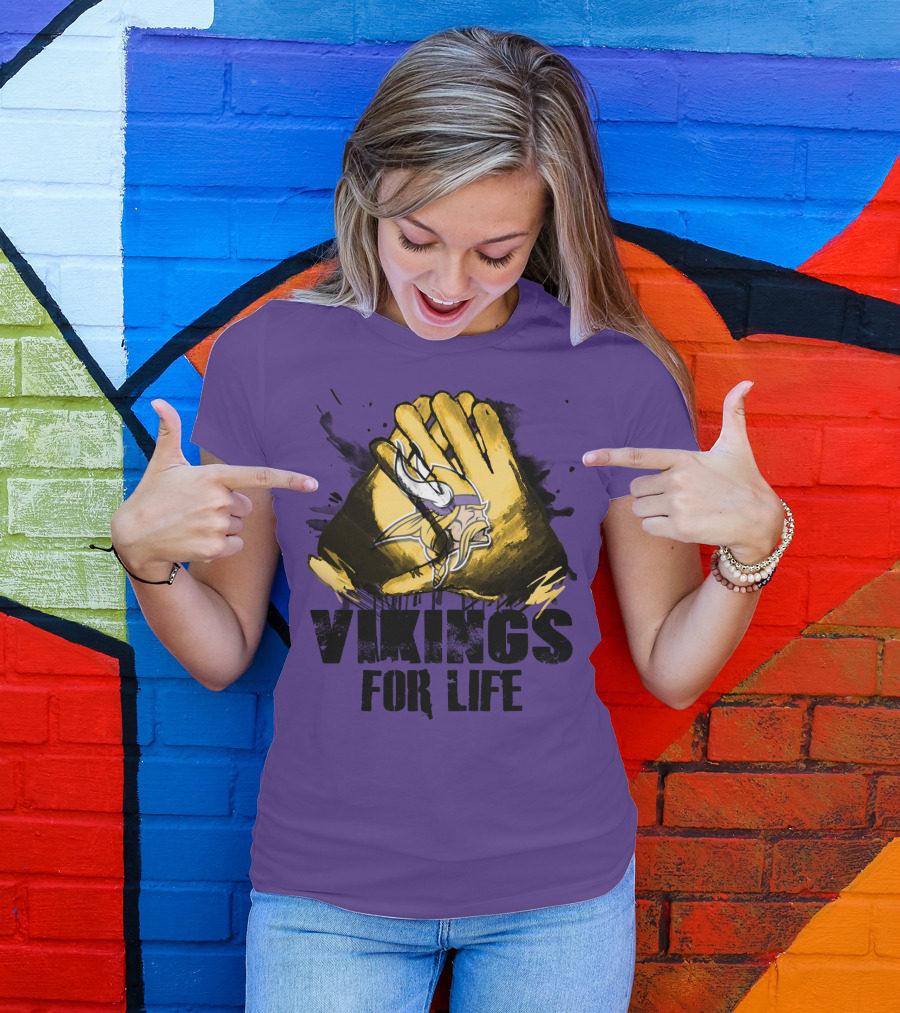 Vikings For Life Minnesota Vikings T-Shirt