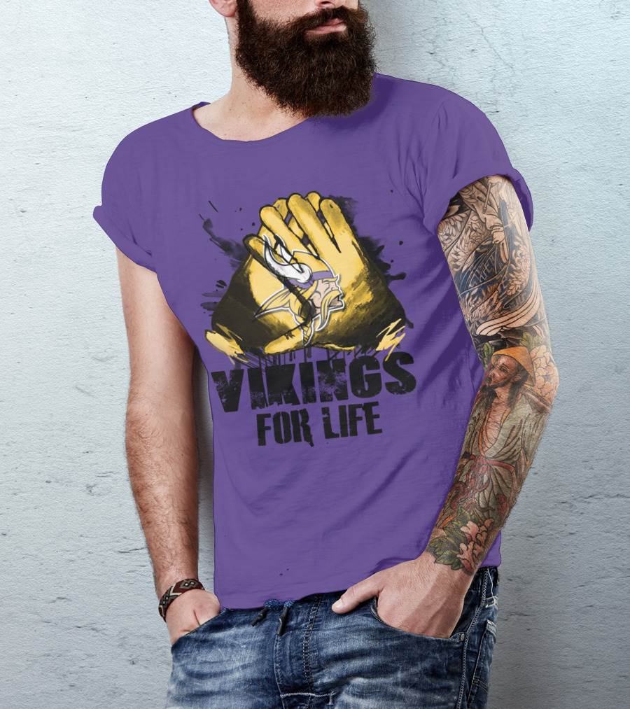 Vikings For Life Minnesota Vikings T-Shirt