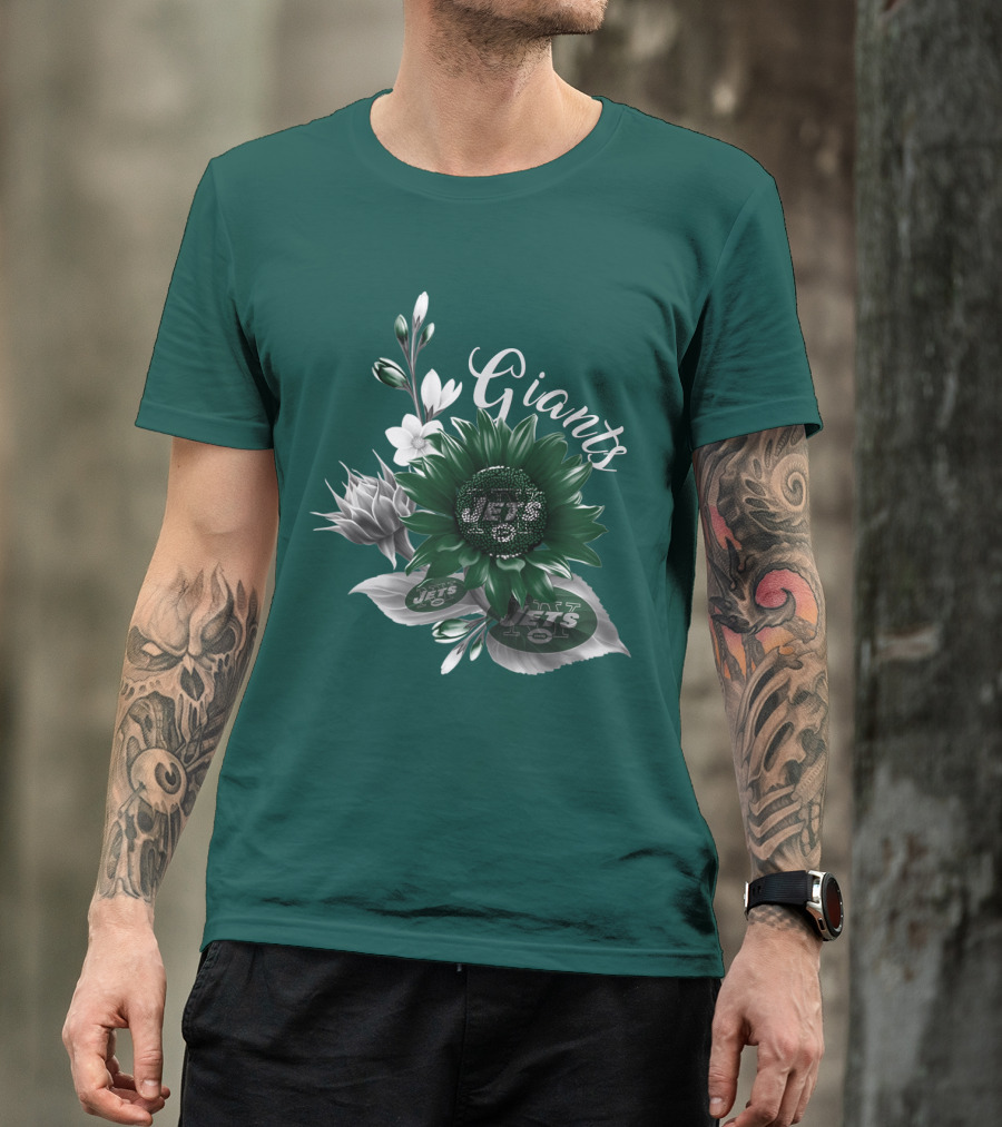Giants Jets Floral T-Shirt
