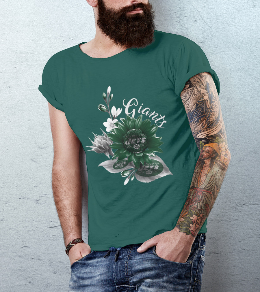 Giants Jets Floral T-Shirt