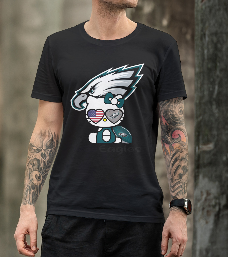 Hello Eagles Philadelphia Eagles Football Team Fan T-Shirt
