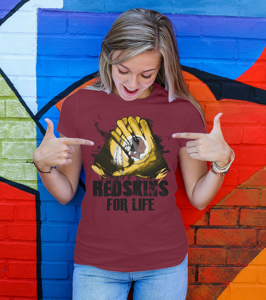 Redskins For Life T-Shirt