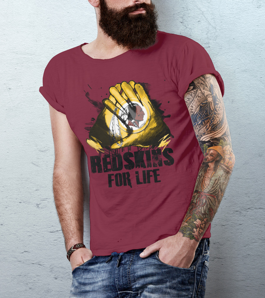 Redskins For Life T-Shirt