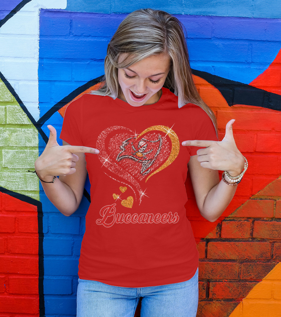 Buccaneers Heart T-Shirt