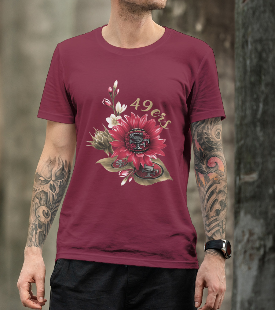 San Francisco 49ers Floral T-Shirt