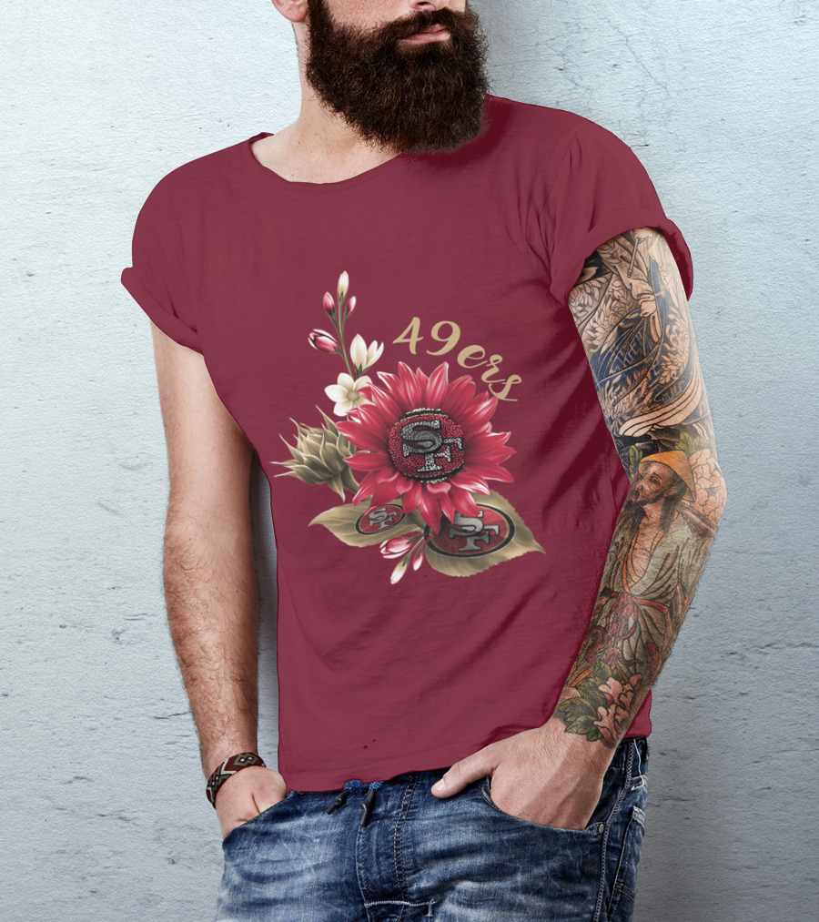 San Francisco 49ers Floral T-Shirt