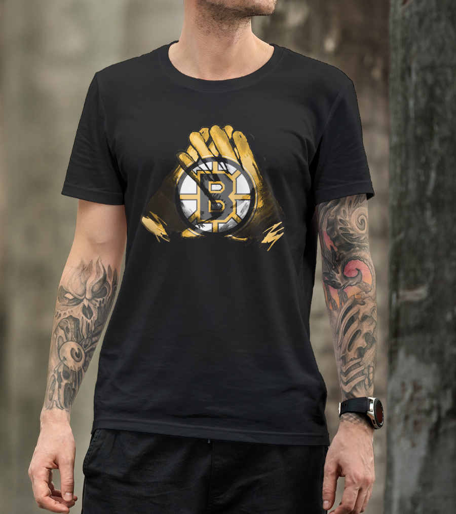 Boston Bruins Logo Bruins For Life T-Shirt