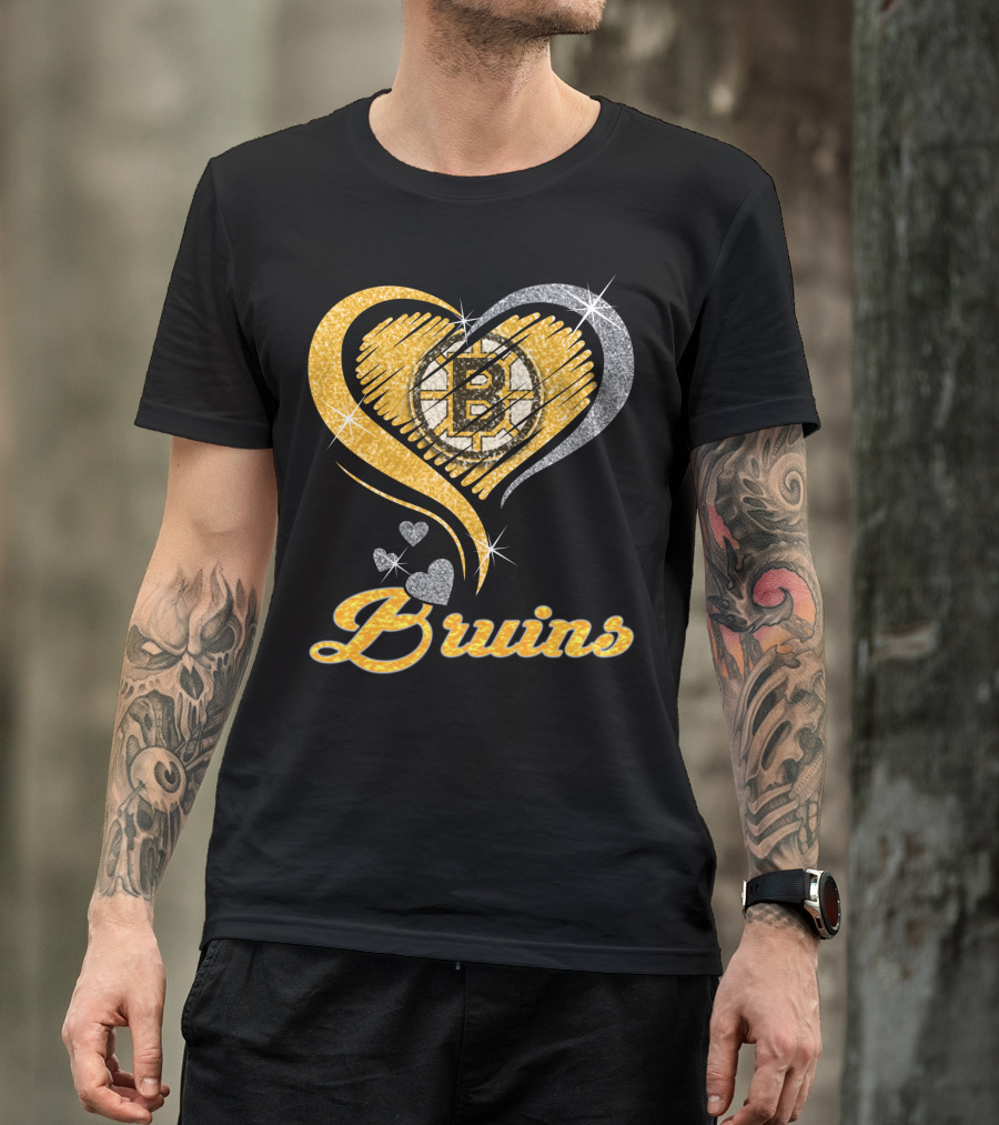 Boston Bruins Heart T-Shirt