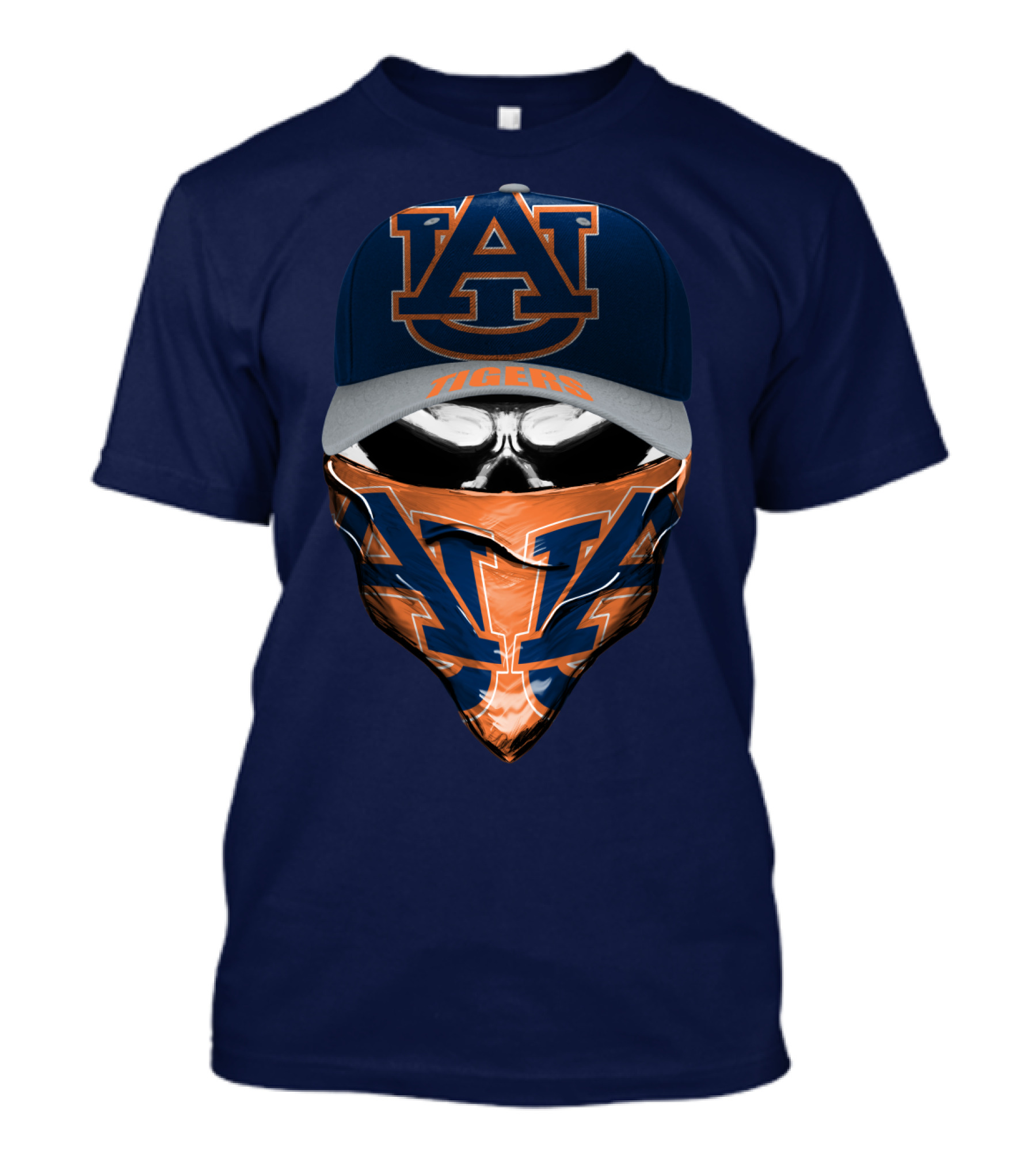 Auburn Tigers Au Logo Hat And Bandana Combo T-Shirt