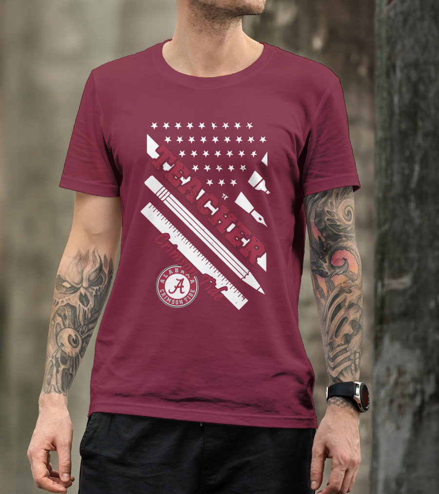 Alabama Crimson Tide Teacher T-Shirt