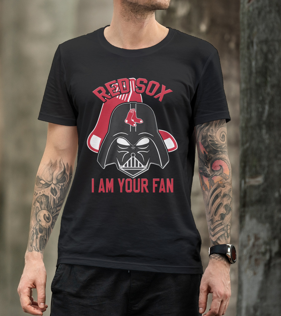 Red Sox I Am Your Fan Darth Vader Baseball Tribute T-Shirt