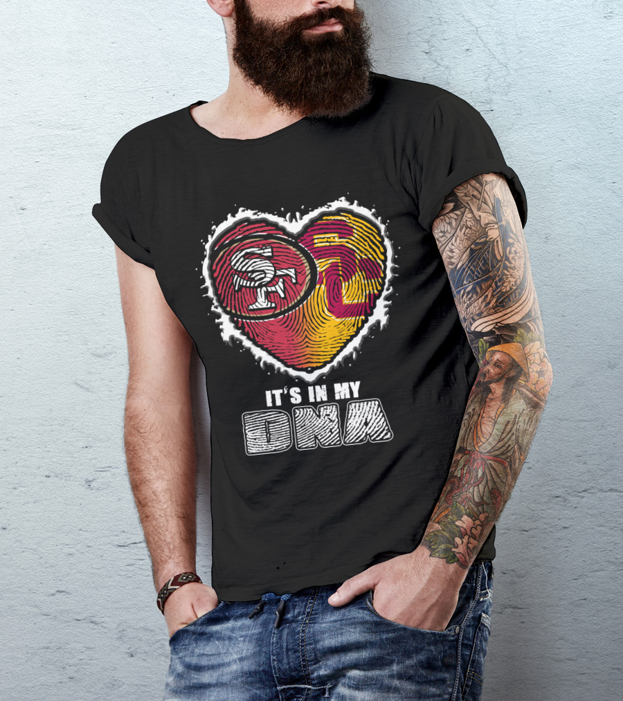 San Francisco Football Trojans It's In My Dna T-Shirt