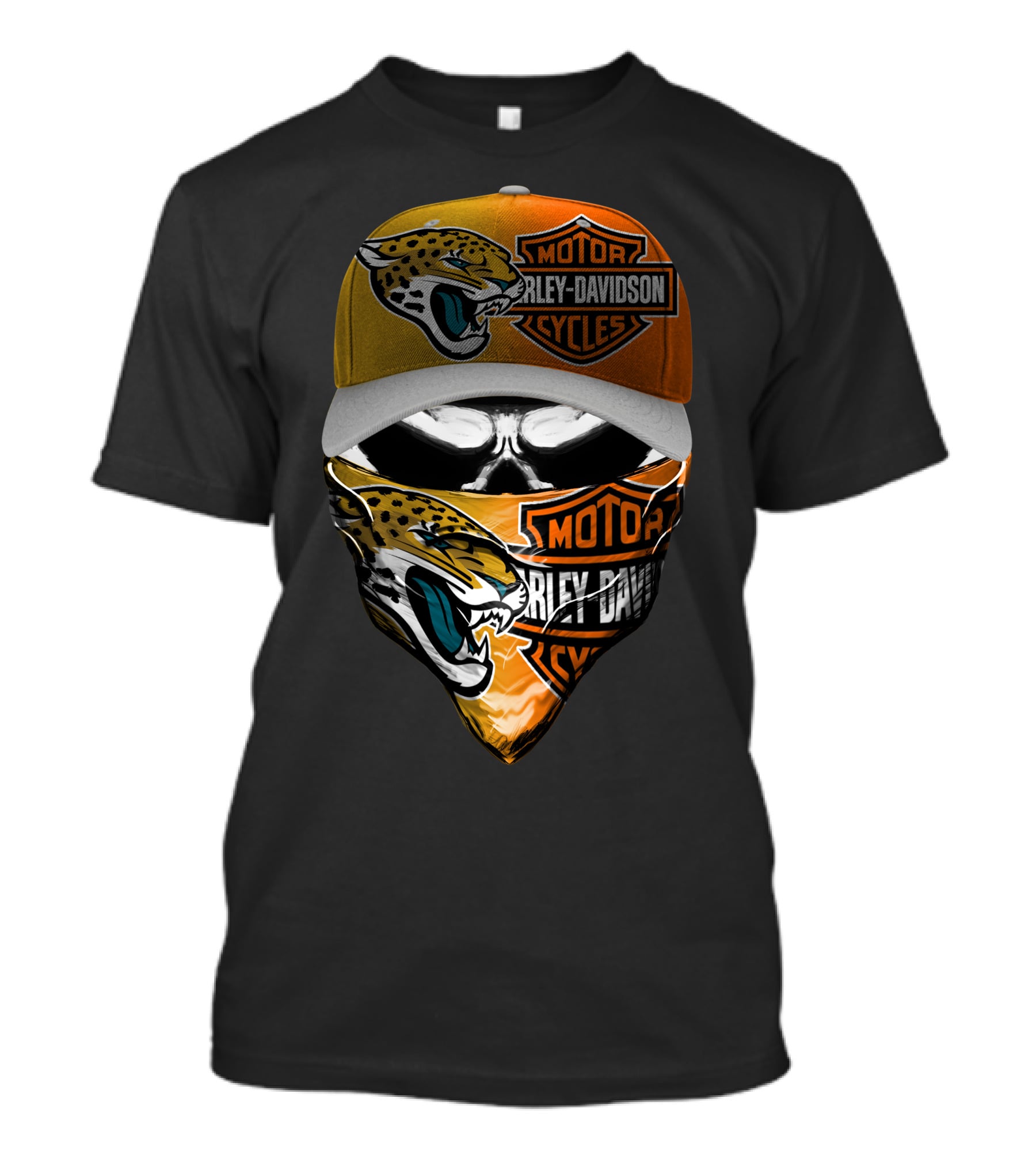 Jacksonville Jaguars Harley Davidson 15Hl Fusion T-Shirt