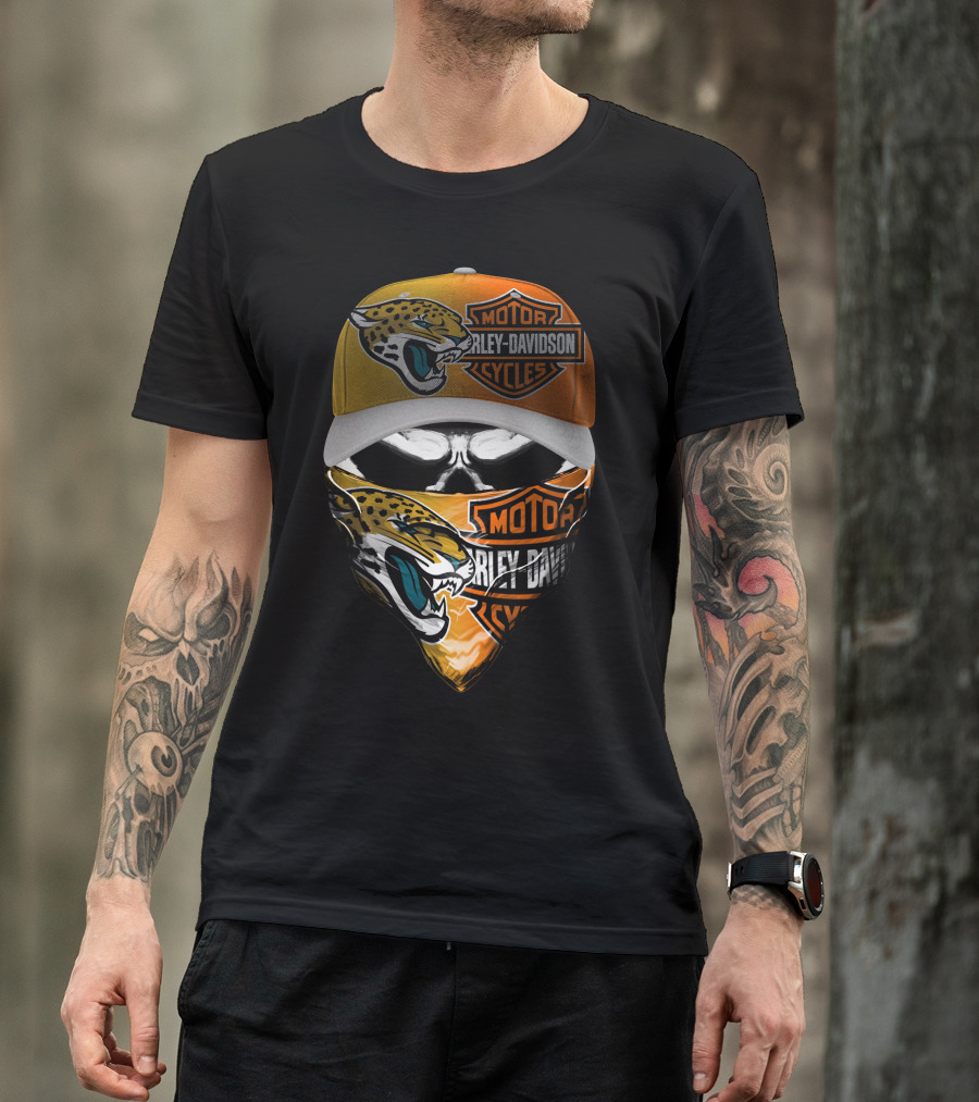 Jacksonville Jaguars Harley Davidson 15Hl Fusion T-Shirt