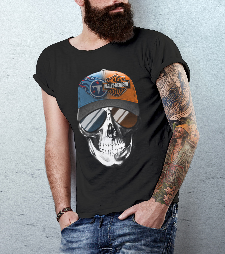 Harley Davidson Titans Skull 31Hl T-Shirt
