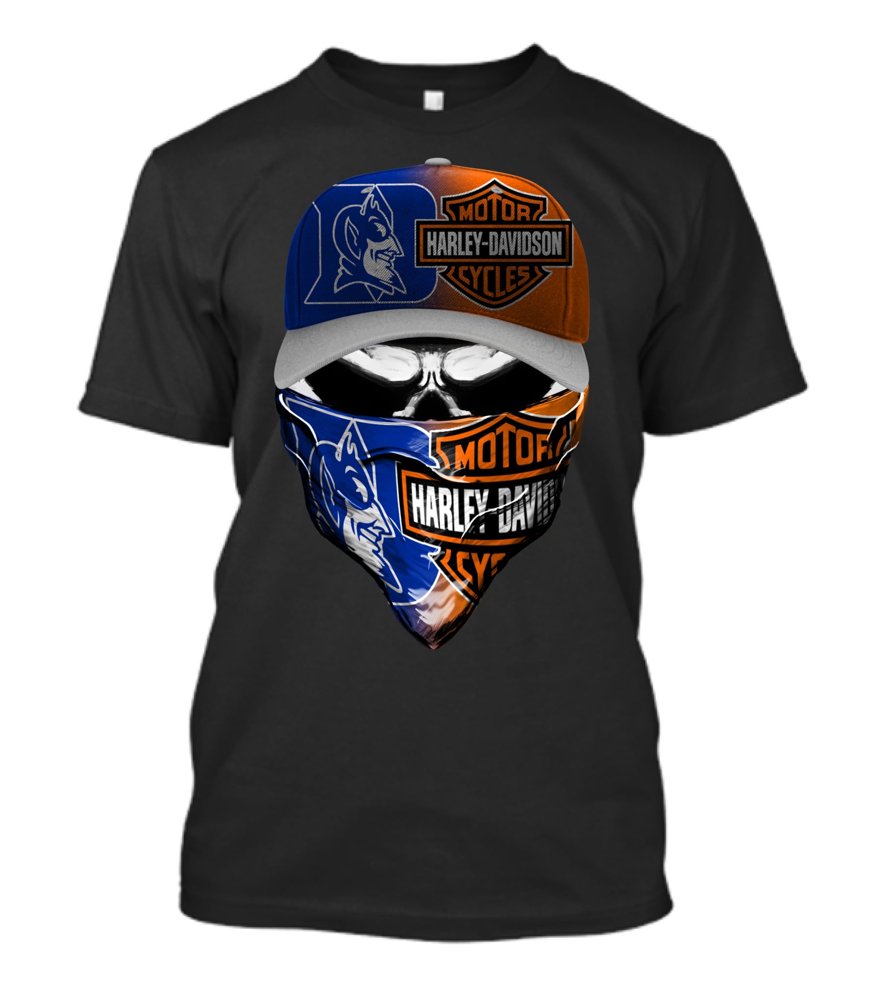 Harley Davidson Motor Cycles Duke Blue Devils T-Shirt