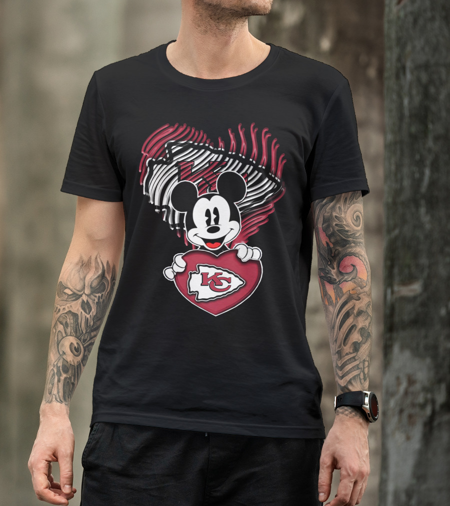 Mick Heart KC Kansas City Chiefs T-Shirt