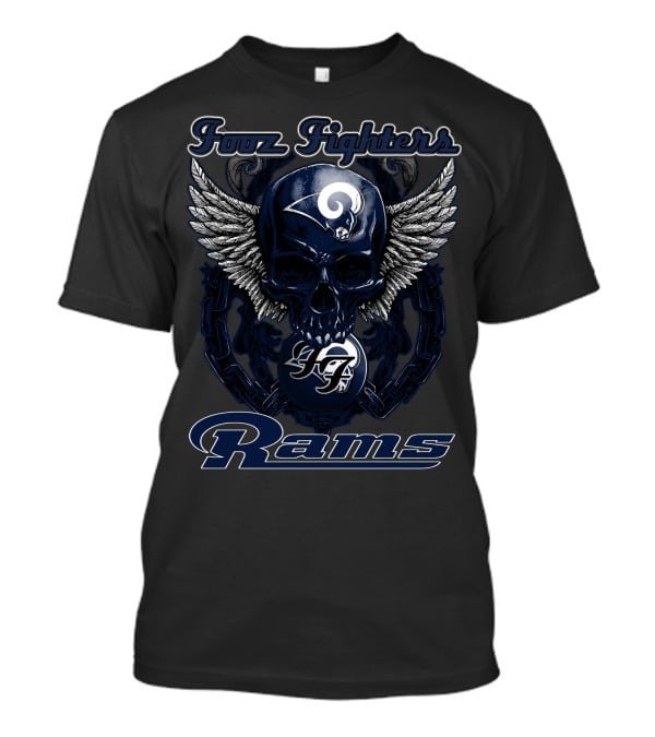 Foo Fighters Los Angeles Rams T-Shirt