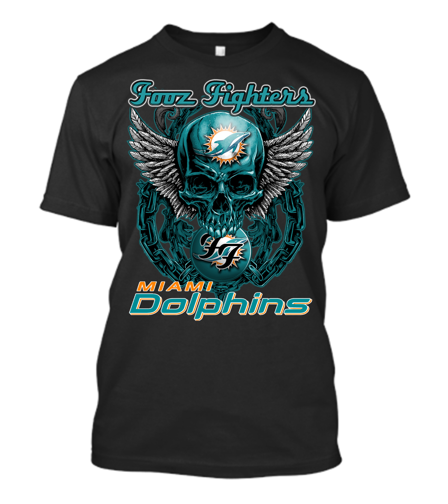 Foo Fighters Miami Dolphins T-Shirt