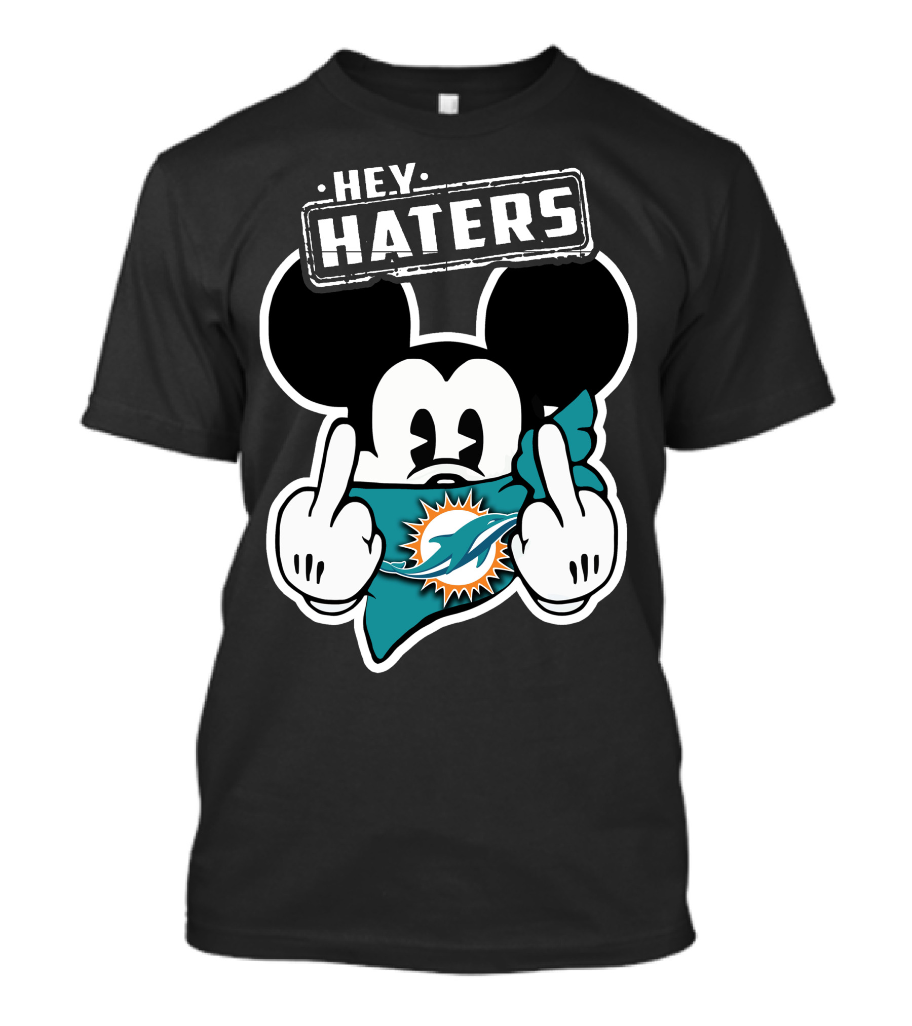 HEY HATERS Mick Miami Dolphins T-Shirt