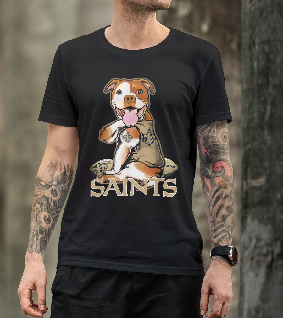Pittbull Wilson Fleur-de-Lis Saints T-Shirt