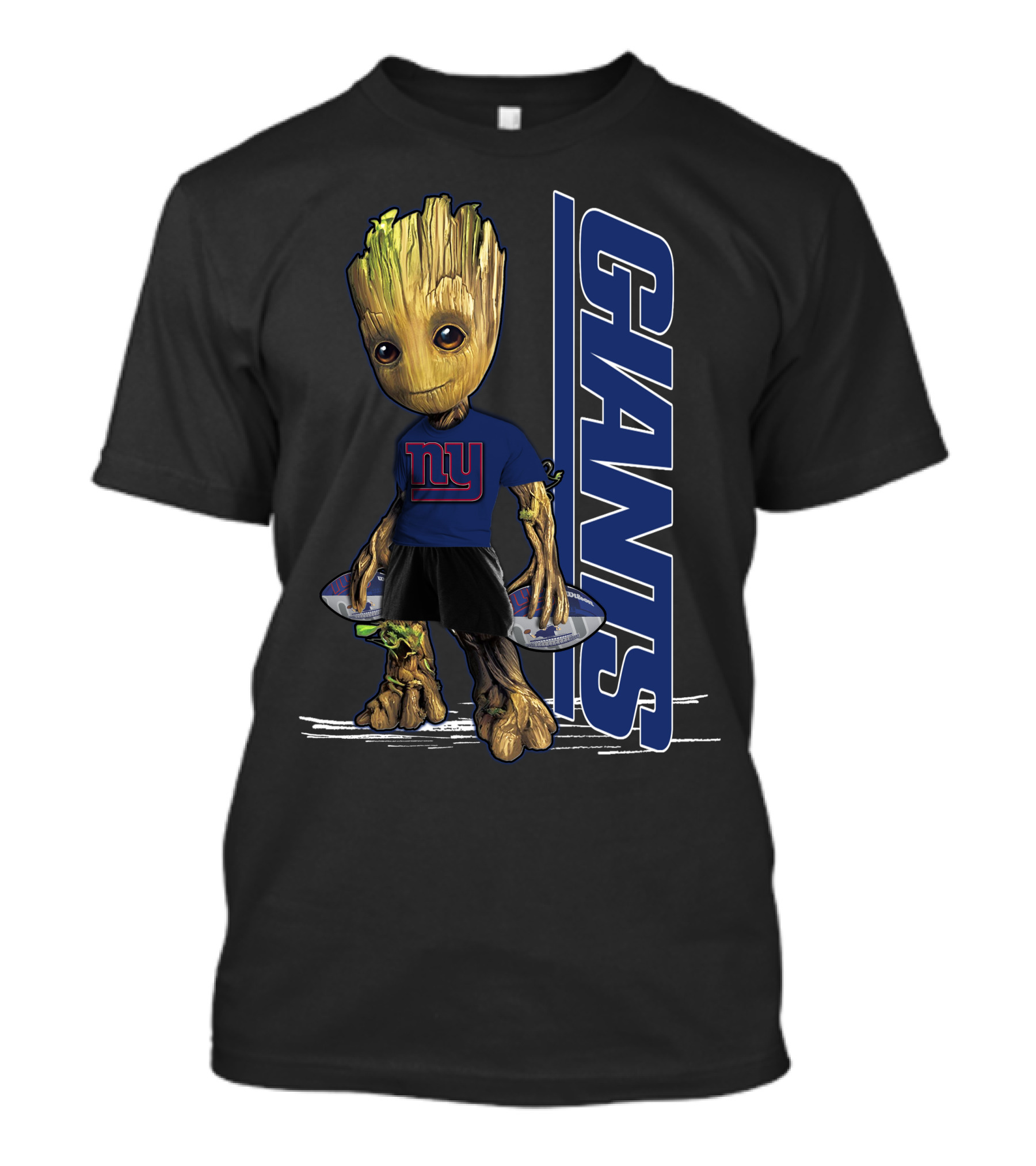 Groot New York Giants NFL Character Crossover T-Shirt