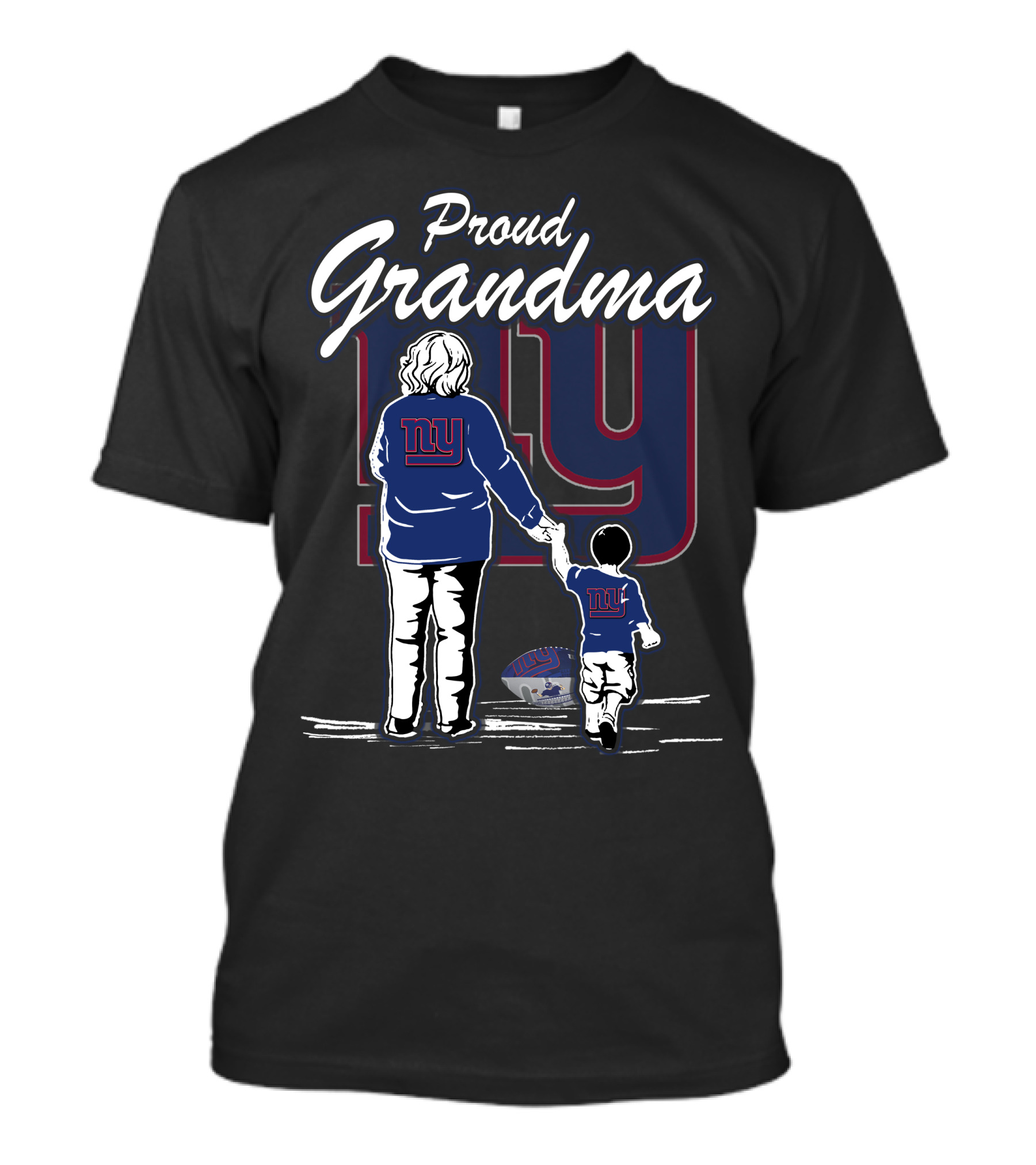 Proud Grandma Ny Giants Football Fan T-Shirt