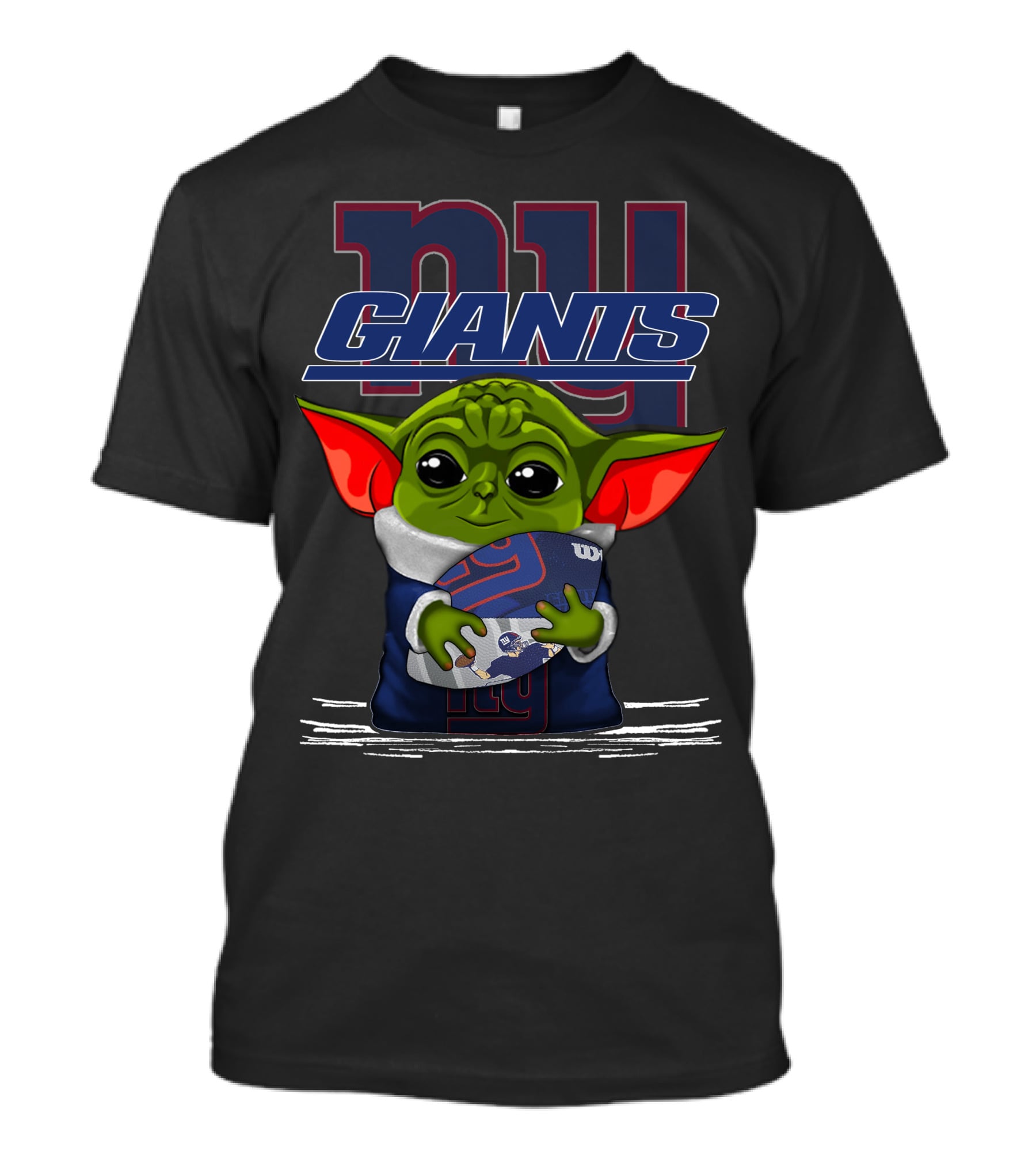 Yoda V3 New York Giants Football Character T-Shirt