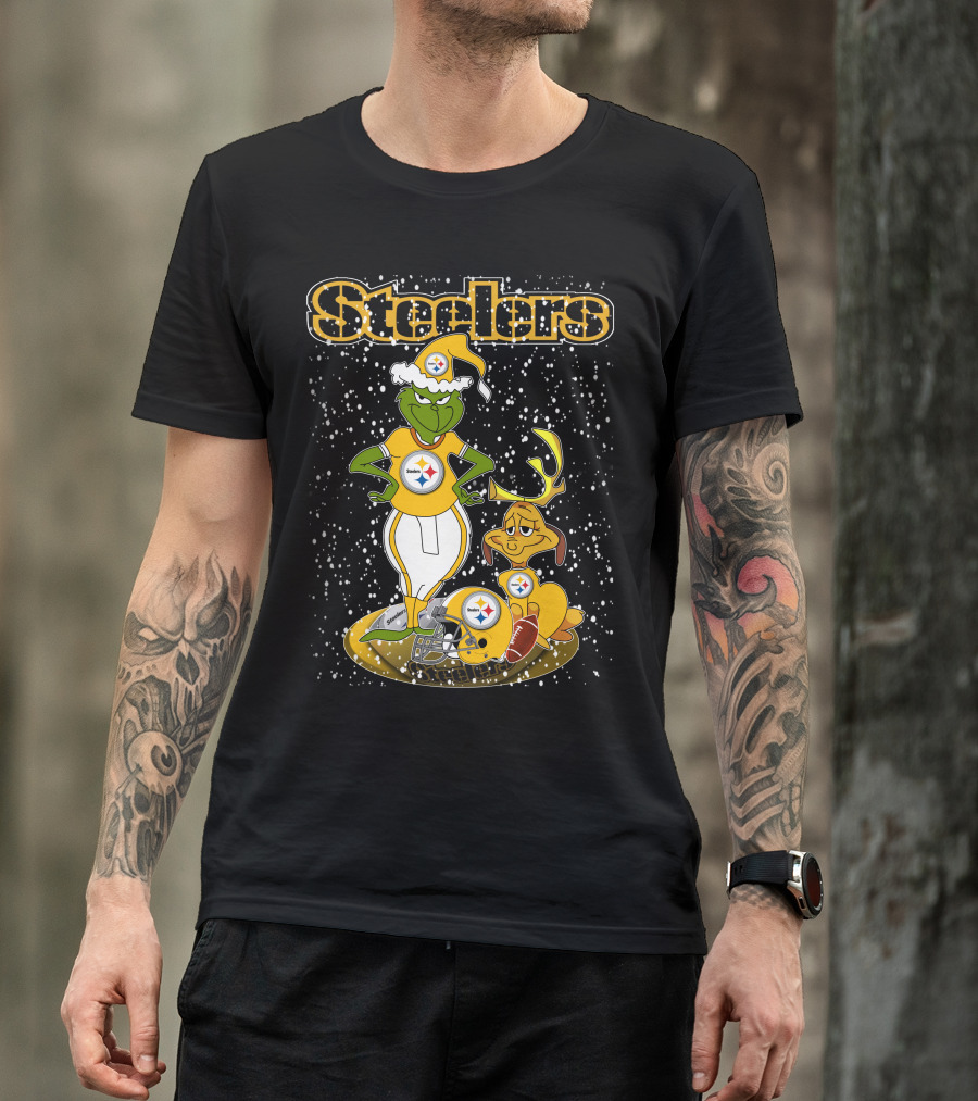 Steelers Grinchxmas Christmas Football T-Shirt