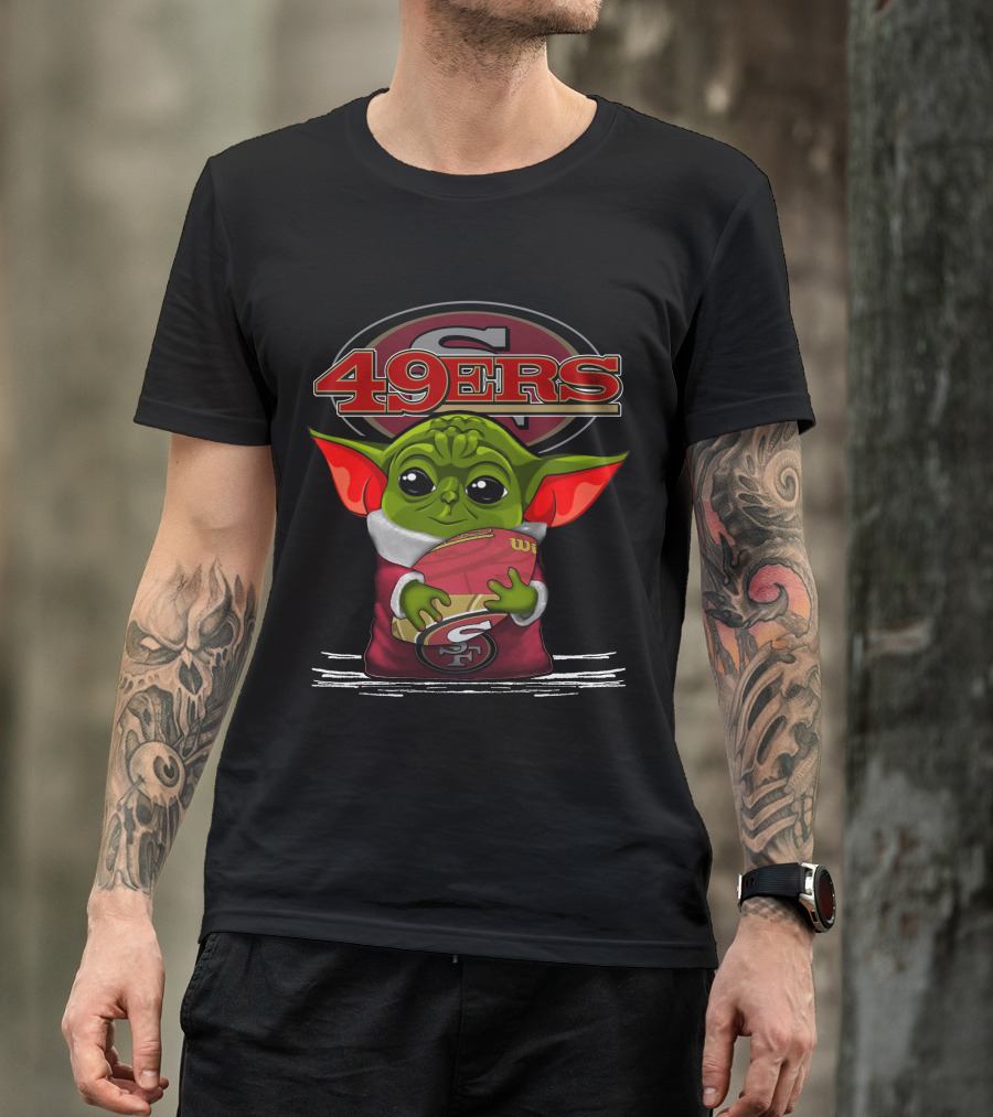 Yoda V3 Baby Alien Football San Francisco 49ers T-Shirt
