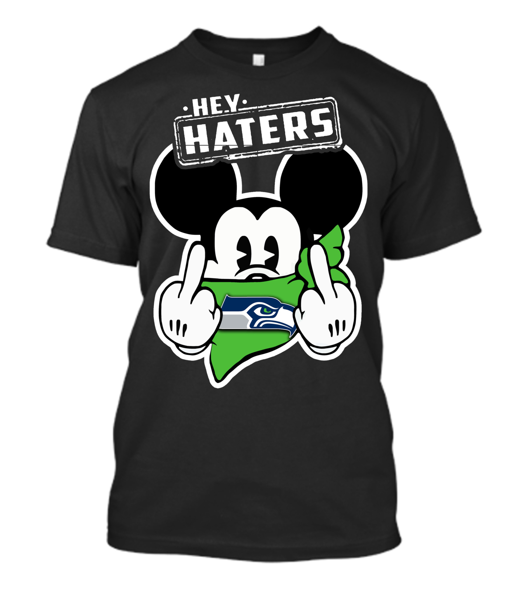 HEY HATERS Mick V2 Seattle Seahawks T-Shirt