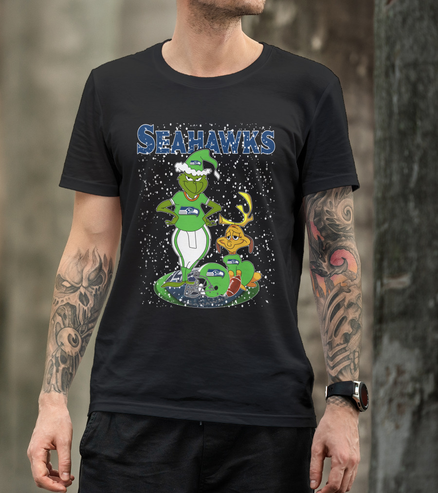 Seahawks Grinchxmas Seattle Seahawks T-Shirt