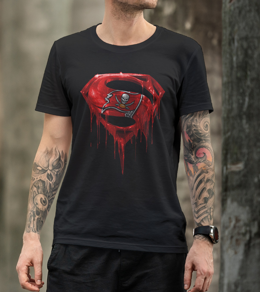 Superman Tampa Bay Buccaneers Logo Mashup T-Shirt