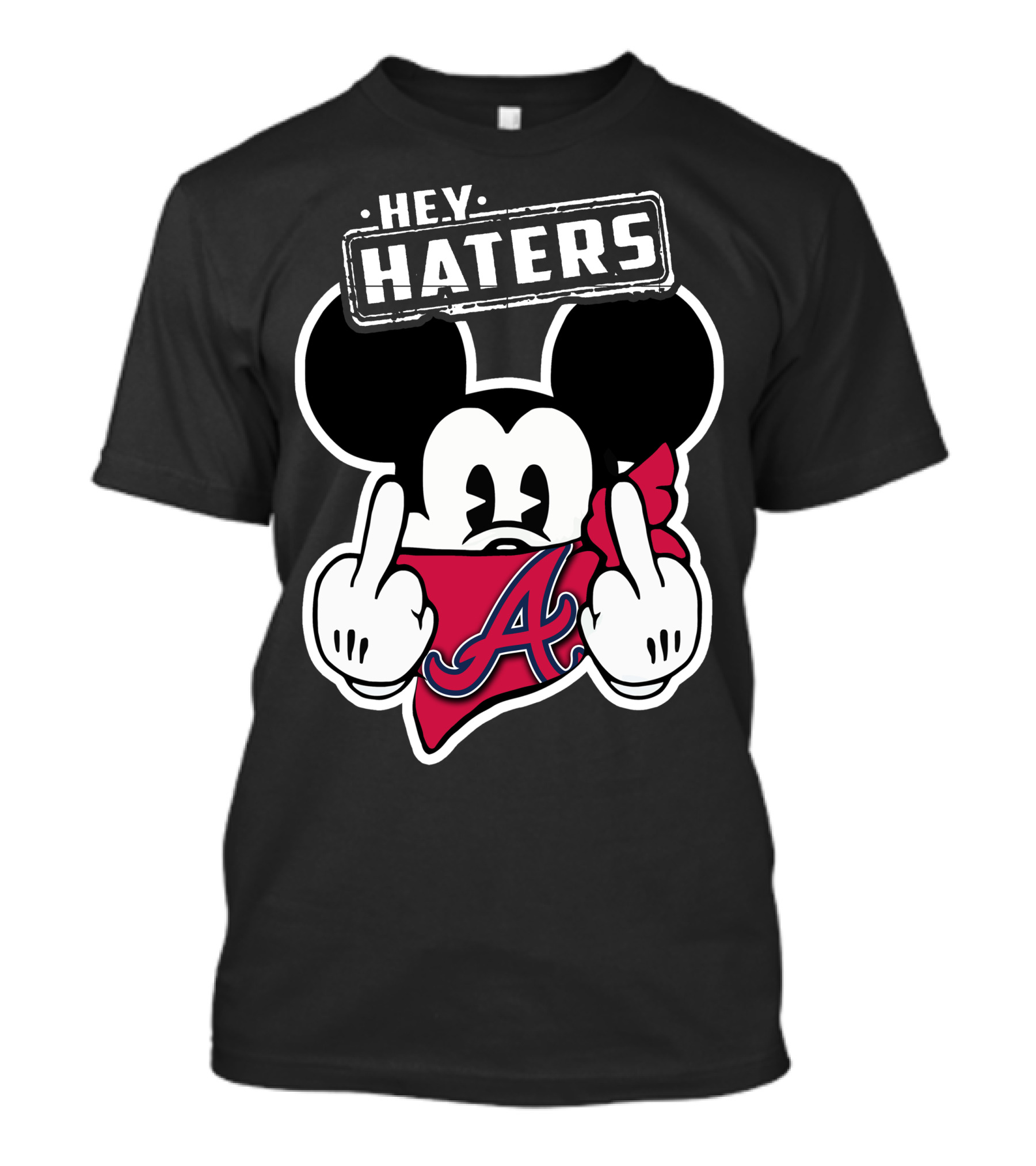 Hey Haters Mick V2 Atlanta Braves T-Shirt
