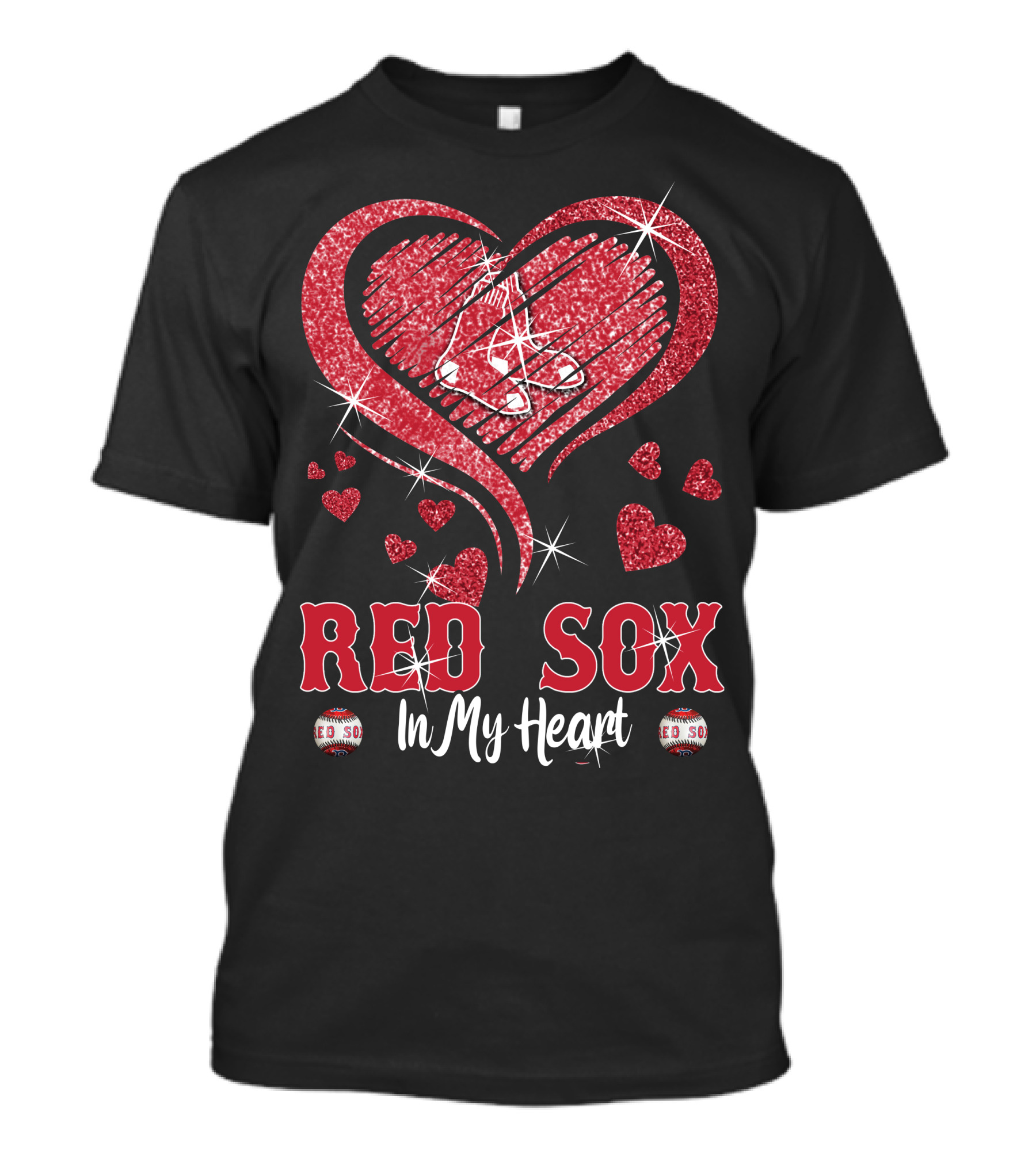 Red Sox In My Heart Boston T-Shirt
