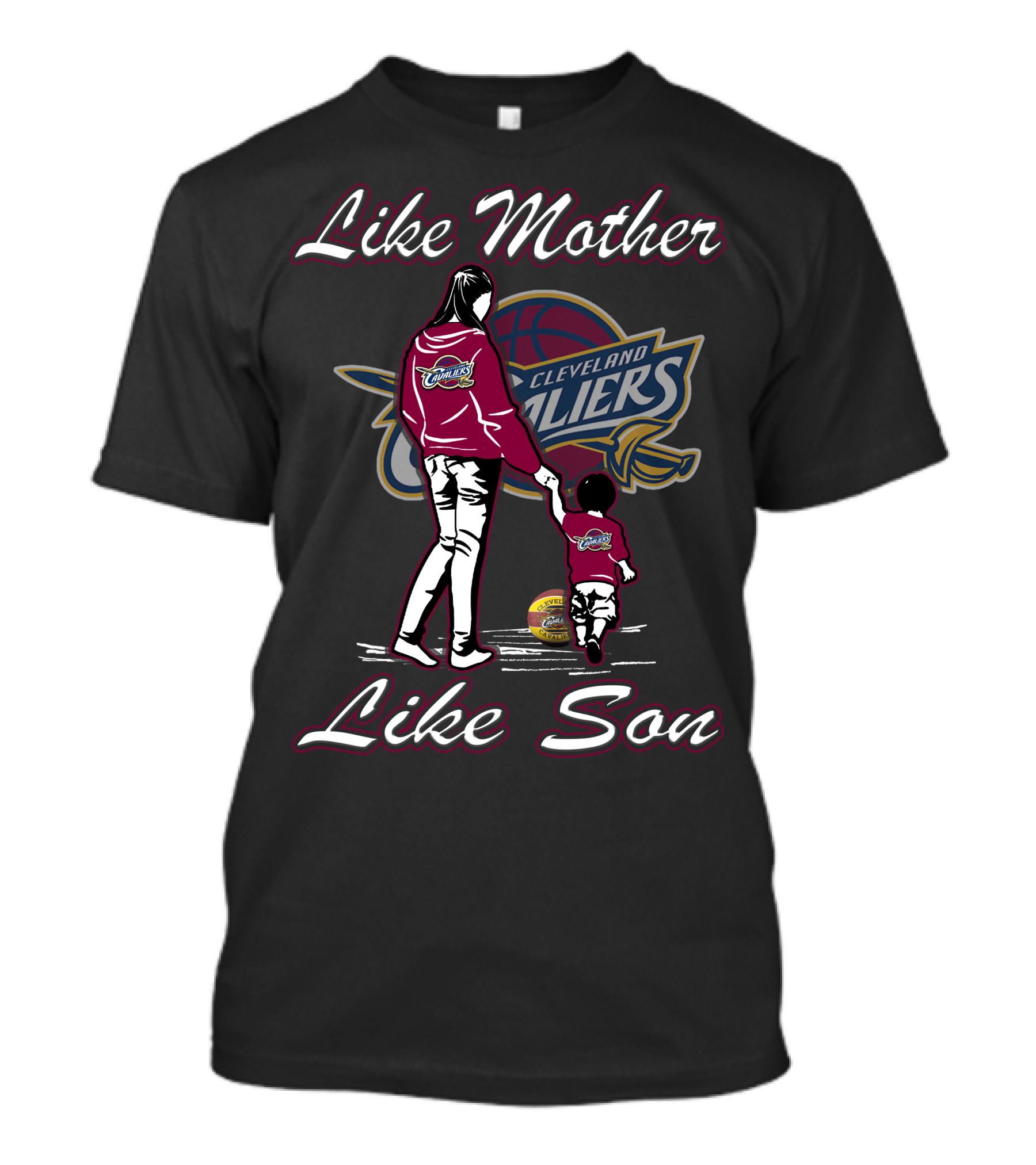 Like Mother Like Son Cleveland Cavaliers T-Shirt