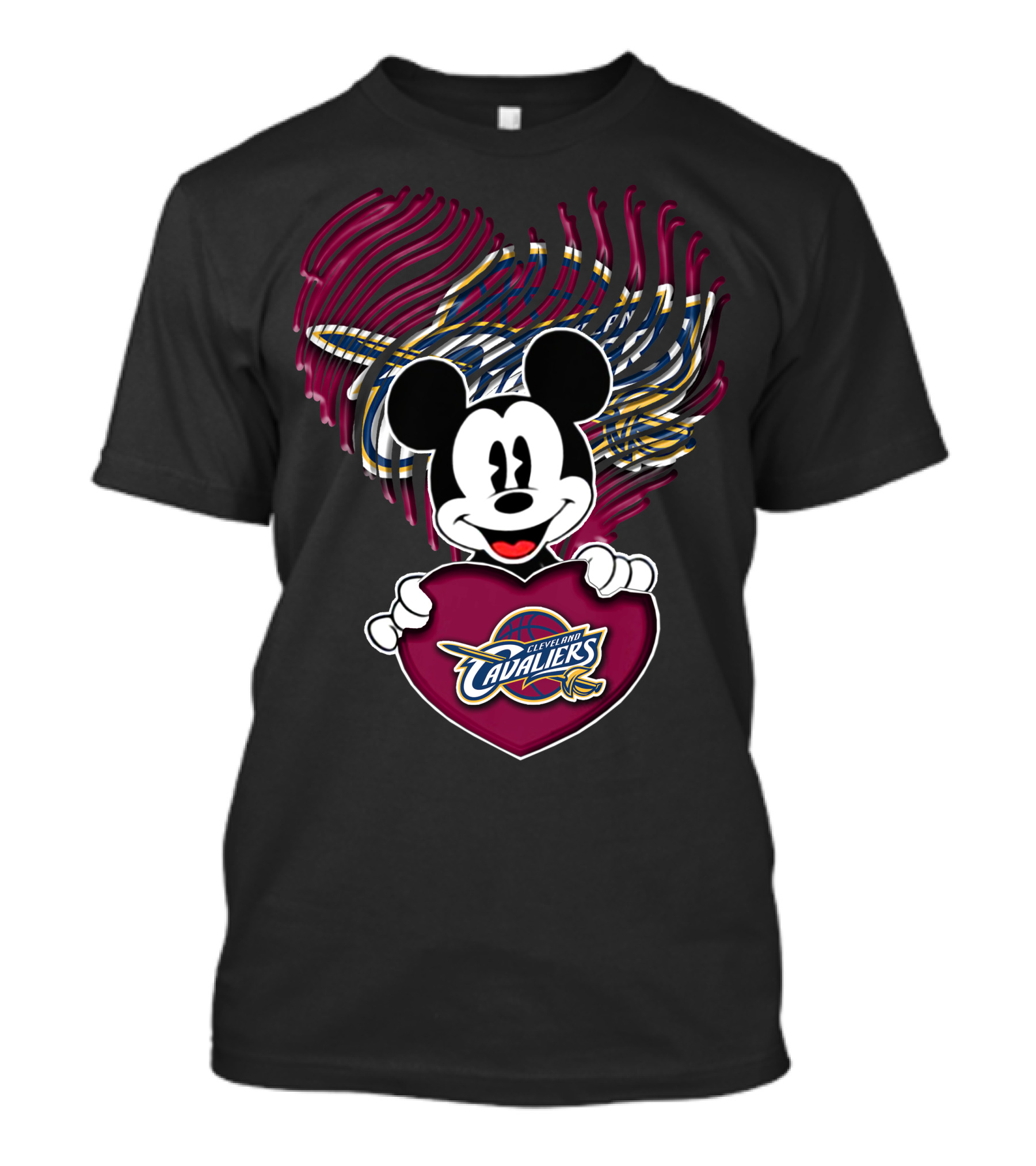 Mickey Mouse Cleveland Cavaliers Mashup T-Shirt