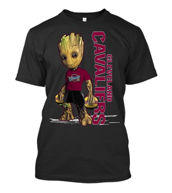Cleveland Cavaliers Groot Holding Basketball T-Shirt