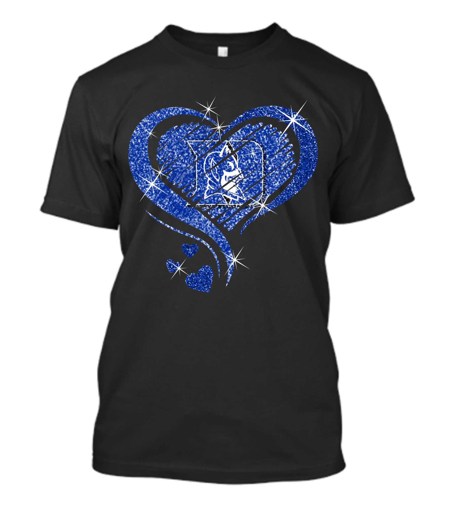 Heart Sparkle Duke Blue Devils T-Shirt