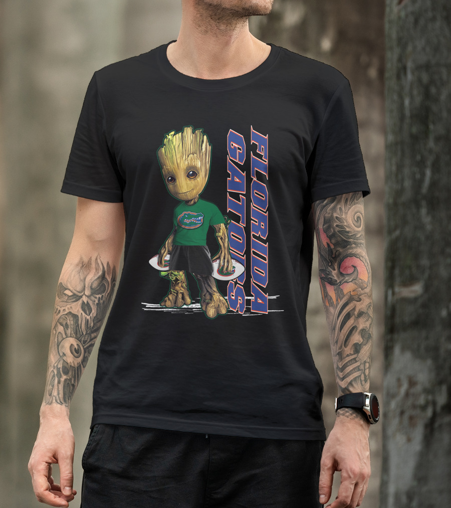 Groot Florida Gators Mascot T-Shirt With Team T-Shirt