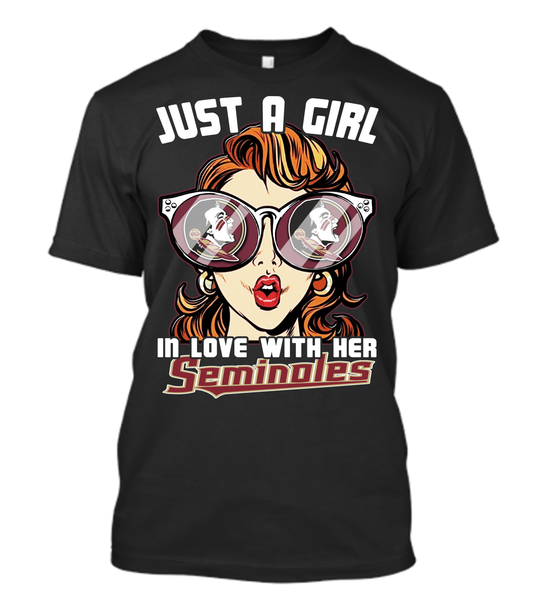 Just A Girl IN Love With Her Seminoles T-Shirt