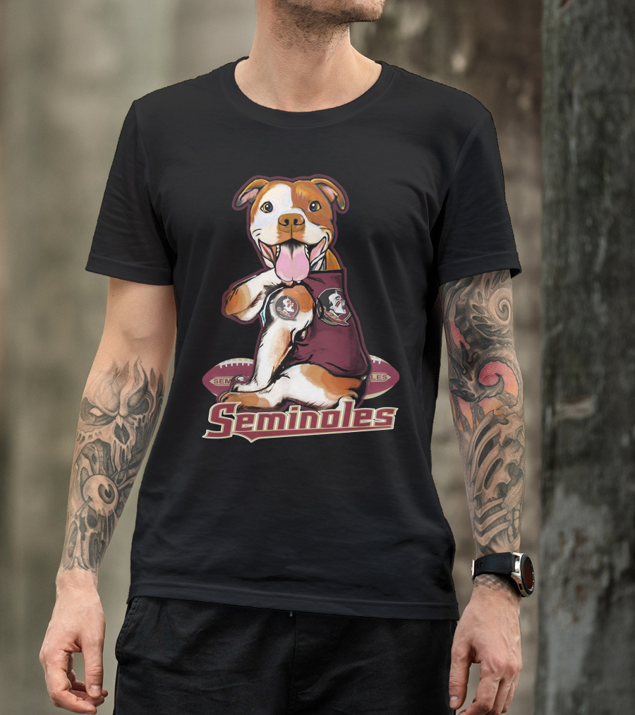 Pittbull Seminoles Football Florida State T-Shirt
