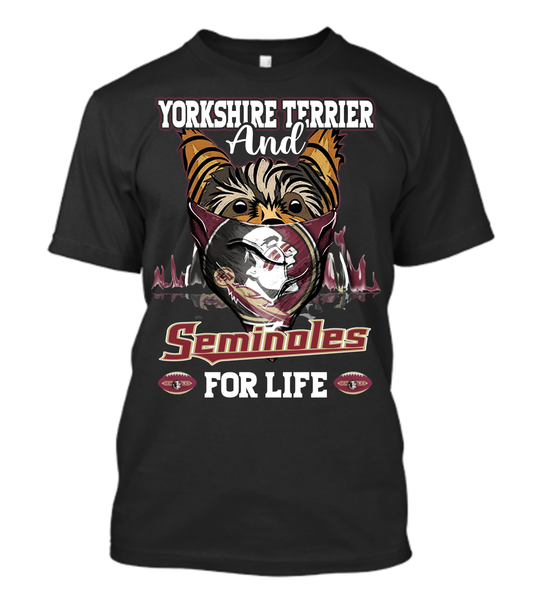 Yorkshire Terrier And Seminoles For Life T-Shirt